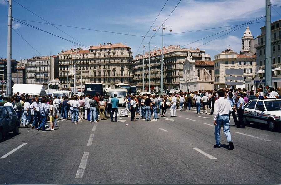 Le CDCA  Marseille, grande manifestation nationale du Lundi Premier Juillet 1991