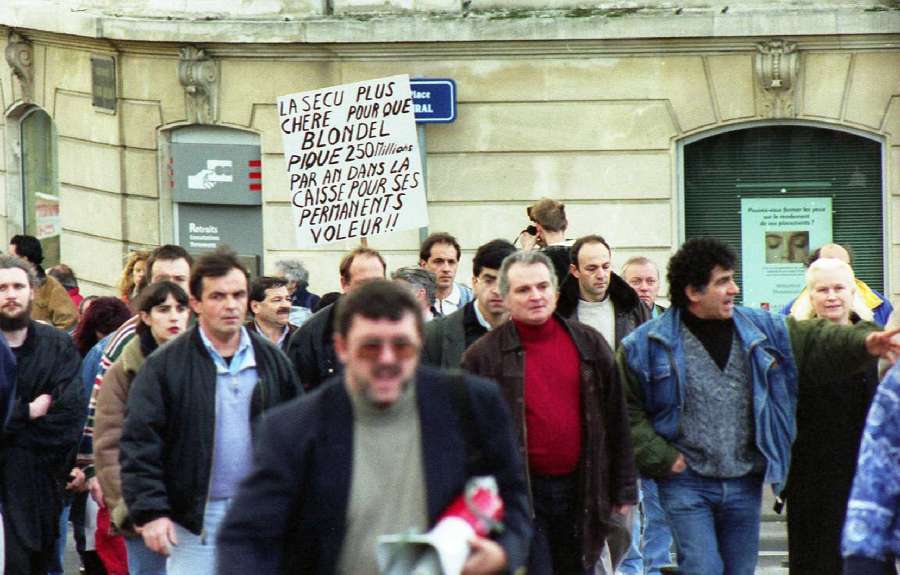 Montpellier, H�rault : manifestation pour la lib�ration de Christian Poucet