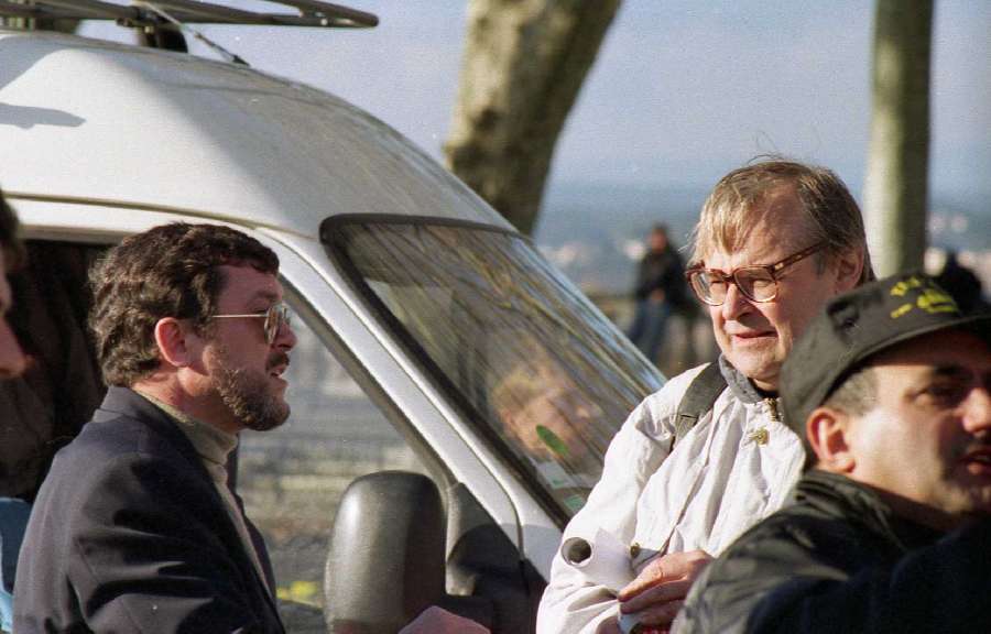 Montpellier, H�rault : manifestation pour la lib�ration de Christian Poucet