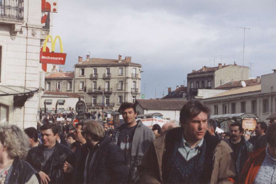 Montpellier, H�rault : manifestation pour la lib�ration de Christian Poucet