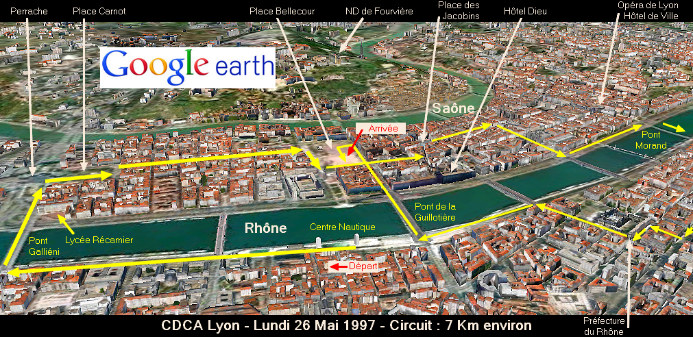 Circuit de la Manifestation Intersyndicale du Lundi 26 Mai 1997