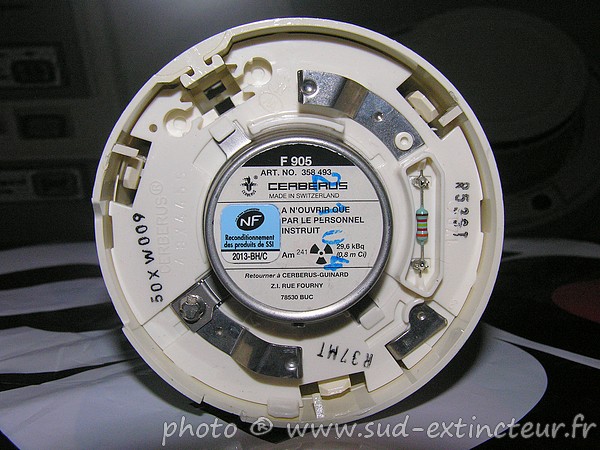 CERBERUS GUINARD F905, DFCI : D�tecteur de Fum�e � Chambre d'Ionisation