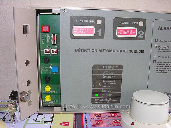 Centrale incendie LEGRAND IT 248 CERBERUS GUINARD TG 02 D Equipement de Contr�le et de Signalisation de Type 1