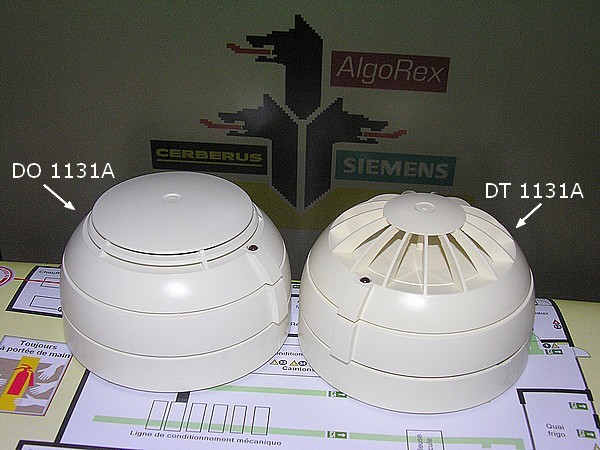 D�tecteurs de fum�e et de chaleur reconditionn�s SIEMENS CERBERUS