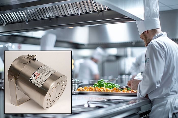 Hotte aspirante grandes suisines professionnelles