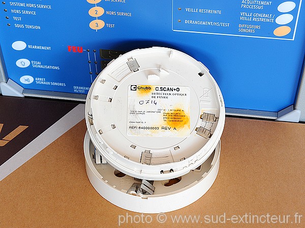 CHUBB C.Scan+O d�tecteur optique de fum�e et socle C.Scan+