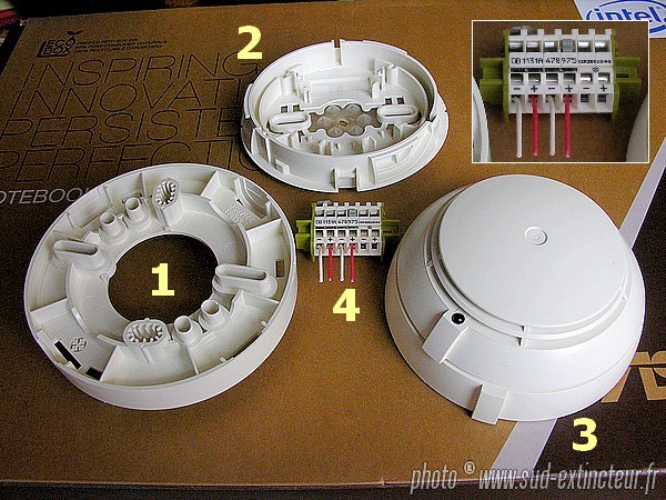 SIEMENS CERBERUS Do 1131A, d�tecteur automatique de fum�e adressable